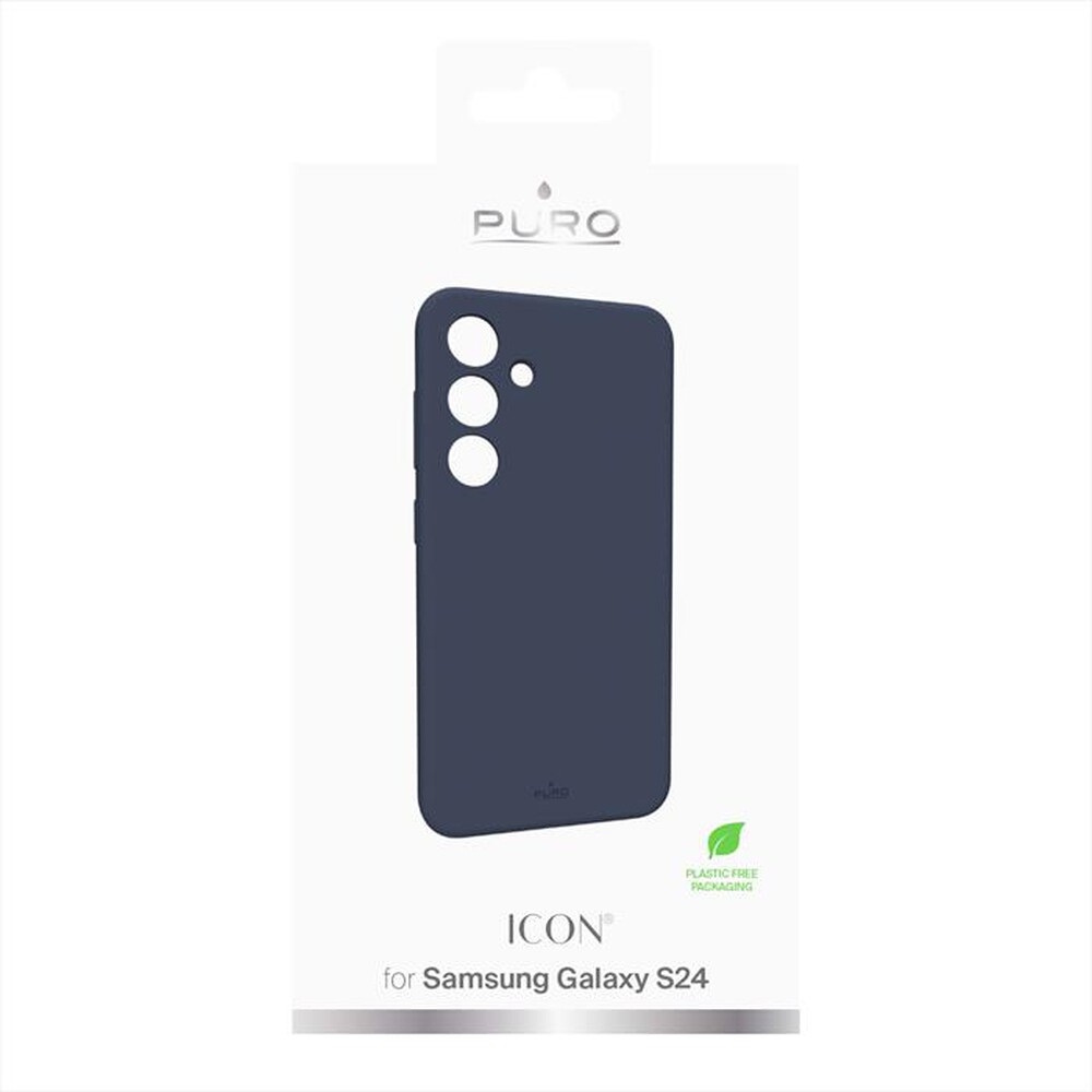 Immagine del prodotto PURO - Cover Silicone PUSGS24ICONDKBLUE per Galaxy S24-Dark Blue