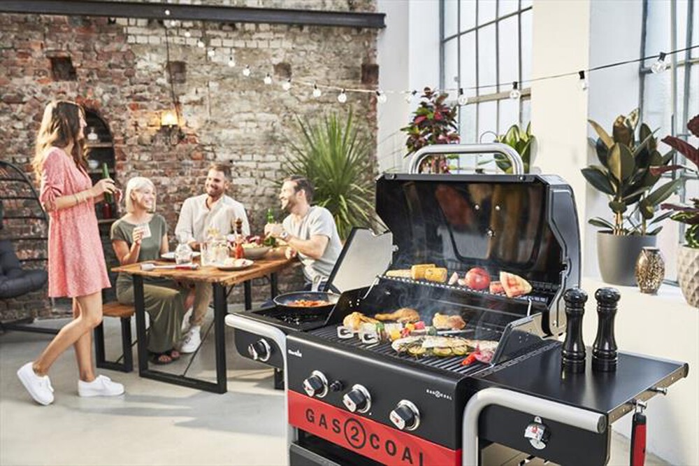 Immagine del prodotto CHAR-BROIL - Barbecue GAS2COAL 3 FUOCHI + 1-Black