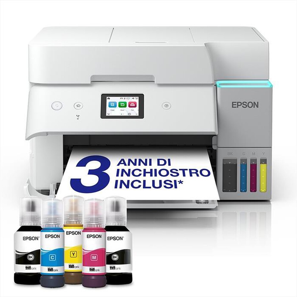 Immagine del prodotto EPSON - EcoTank ET-4956 Stampante Inkjet Multifunzione A4-Bianco