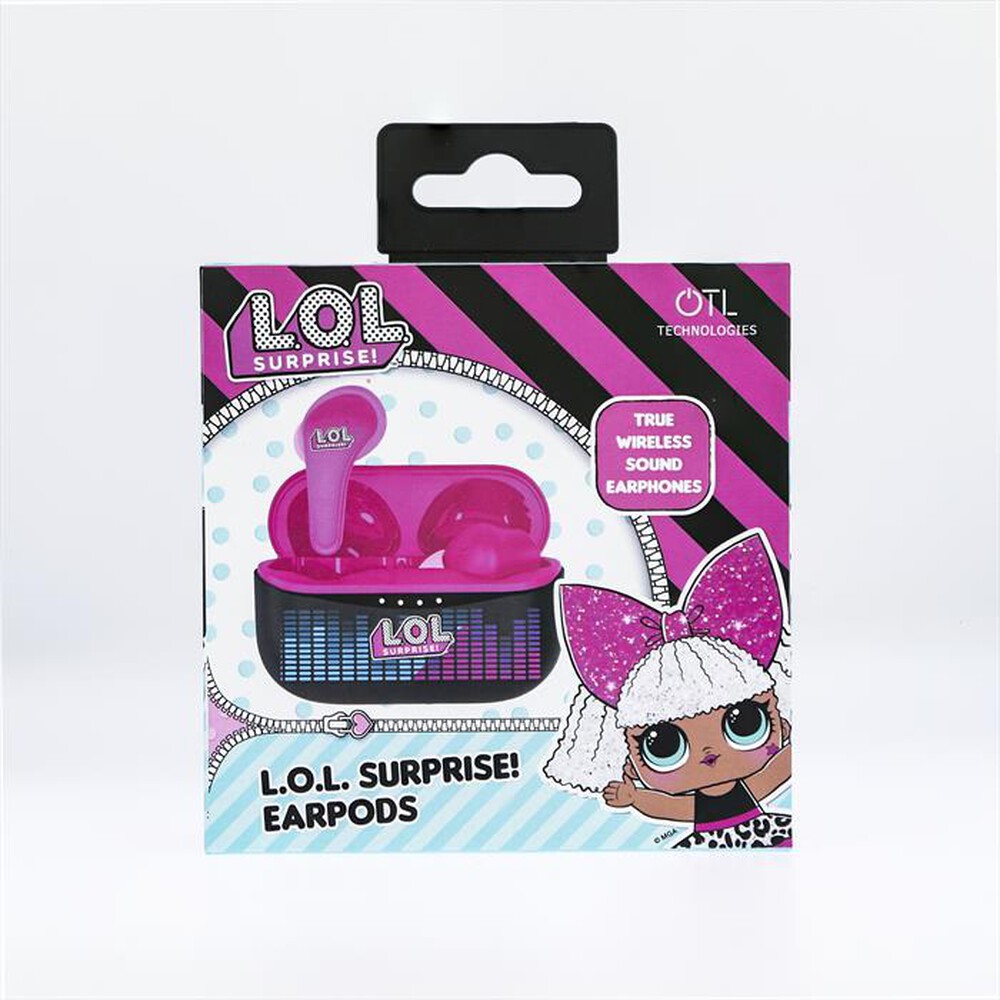 Immagine del prodotto OTL - Auricolari Bluetooth LOL EARPODS-BLACK PINK