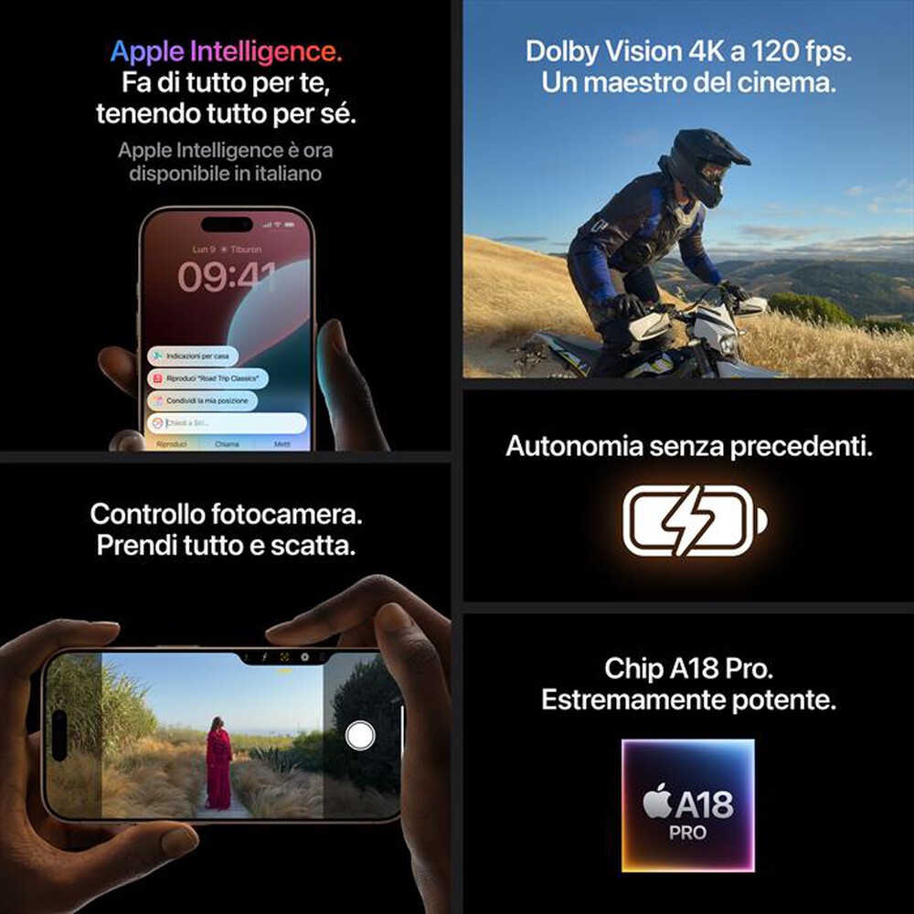 Immagine del prodotto APPLE - iPhone 16 Pro 1TB-Titanio Sabbia