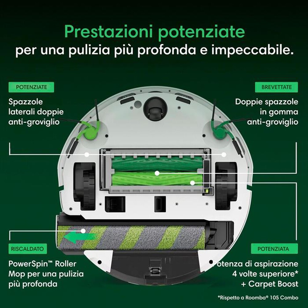 Immagine del prodotto iROBOT - Aspirapolvere robot ROOMBA 775 COMBO AUTOWASH-White