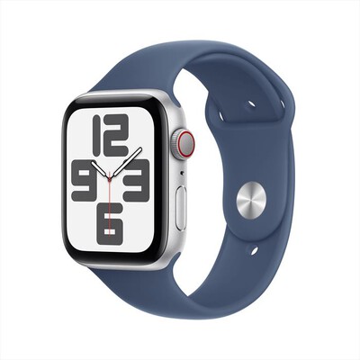 APPLE - Watch SE GPS + Cellular 44mm Cassa Alluminio-Argento Sport Band Denim - S/M
