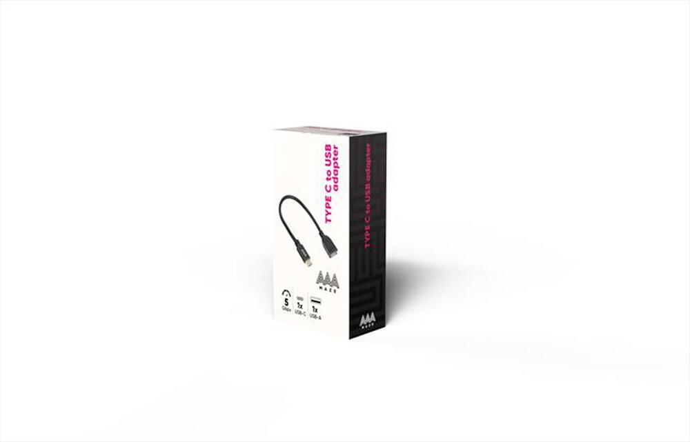 Immagine del prodotto AAAMAZE - CAVO TYPE-C MALE TO USB-A 3.0 IN TPU-Nero