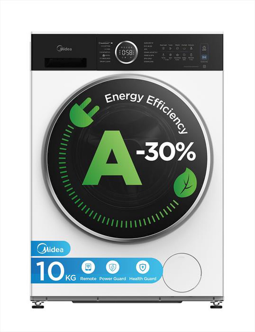 Immagine del prodotto MIDEA - Lavatrice MF205W100BA30/W-IT 10Kg Classe A-Bianco