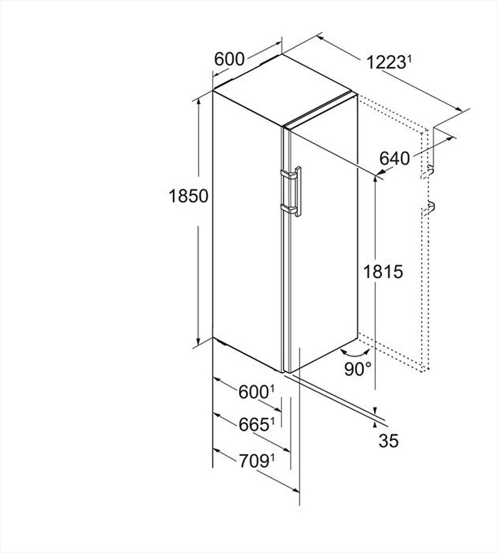 Immagine del prodotto LIEBHERR - Frigorifero 1 porta SKES   4370-21 Classe C 408lt
