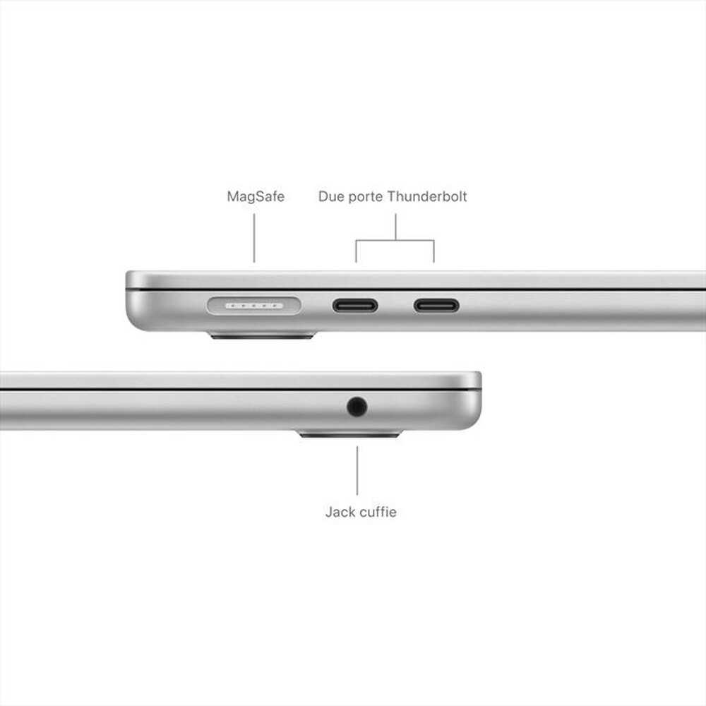 Immagine del prodotto APPLE - MacBook Air 13" M3 Core CPU 8 GPU 10 512GB SSD-Argento