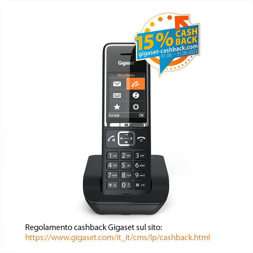 Immagine del prodotto GIGASET - Cordless COMFORT550BLACK-Nero