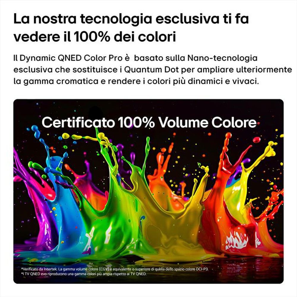 Immagine del prodotto LG - Smart TV QNED EVO AI MINILED 4K 100" 100QNED87B6-Charcoal Black