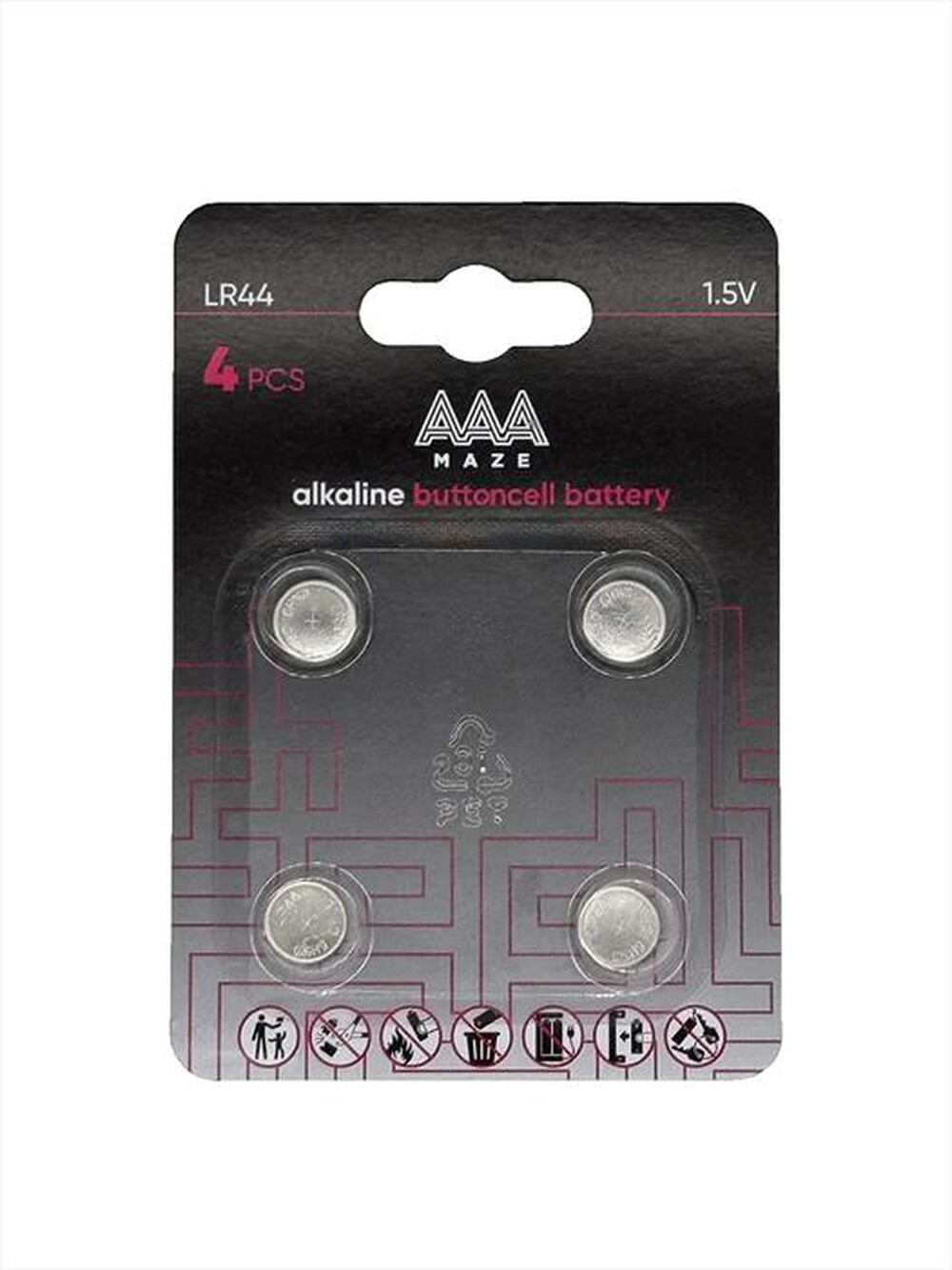 Immagine del prodotto AAAMAZE - PILE BUTTONCELL ALKALINE LR44-Acciaio
