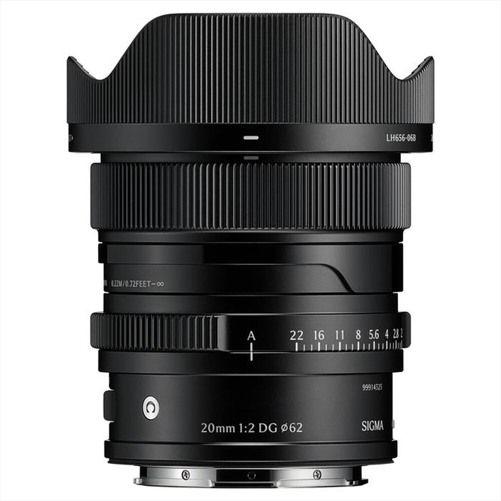 Immagine del prodotto SIGMA - Obiettivo Fisso 20/2 (C) DG BLACK L-MOUNT-Nero