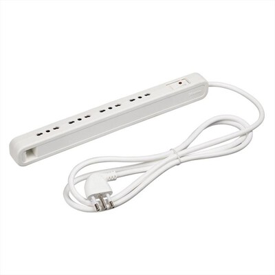 BTICINO - Multipresa Safe Slim bianca-BIANCO