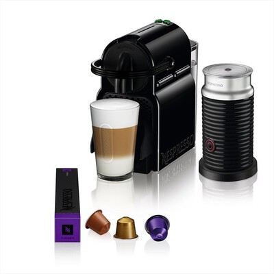 DE LONGHI - EN80.BAE Inissia & Aeroccino NESPRESSO-Nero