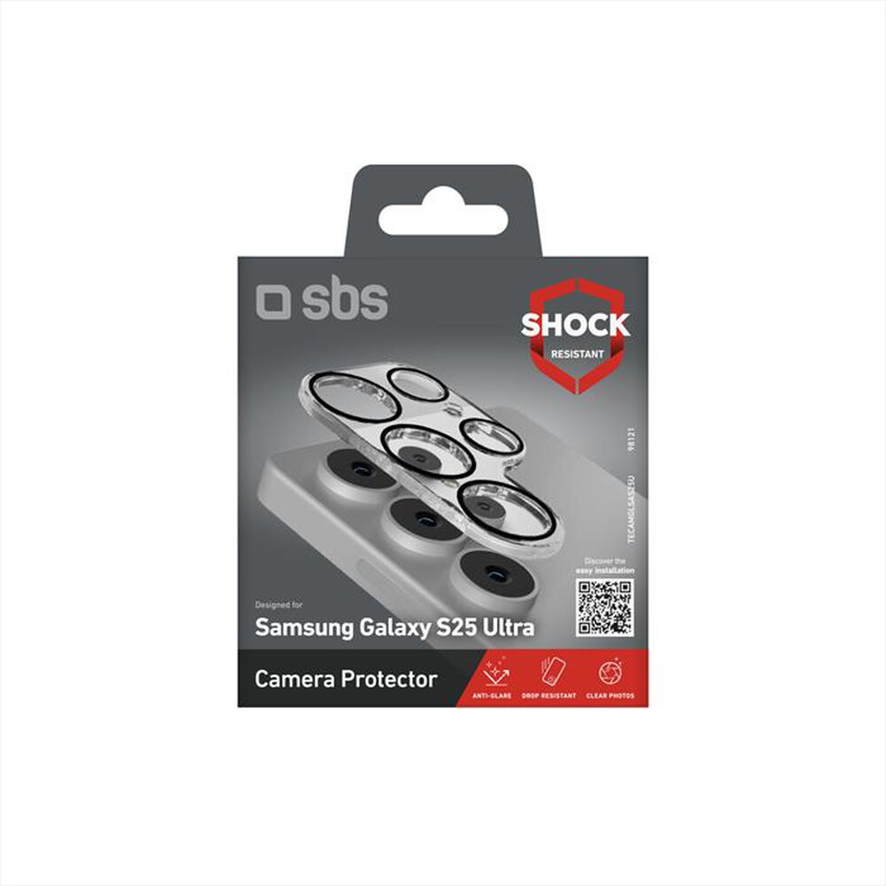 Immagine del prodotto SBS - Camera glass per Samsung S25 Ultra-Trasparente