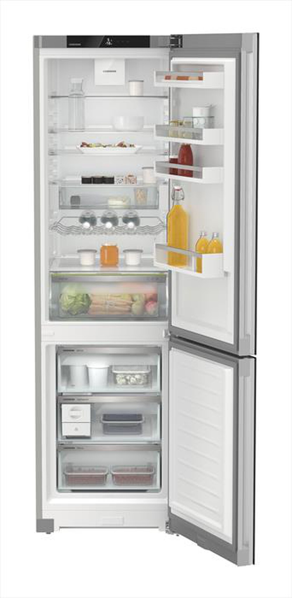 Immagine del prodotto LIEBHERR - Frigorifero combinato CNGBC 5723-22 Classe C 371lt-Vetro nero / Silver
