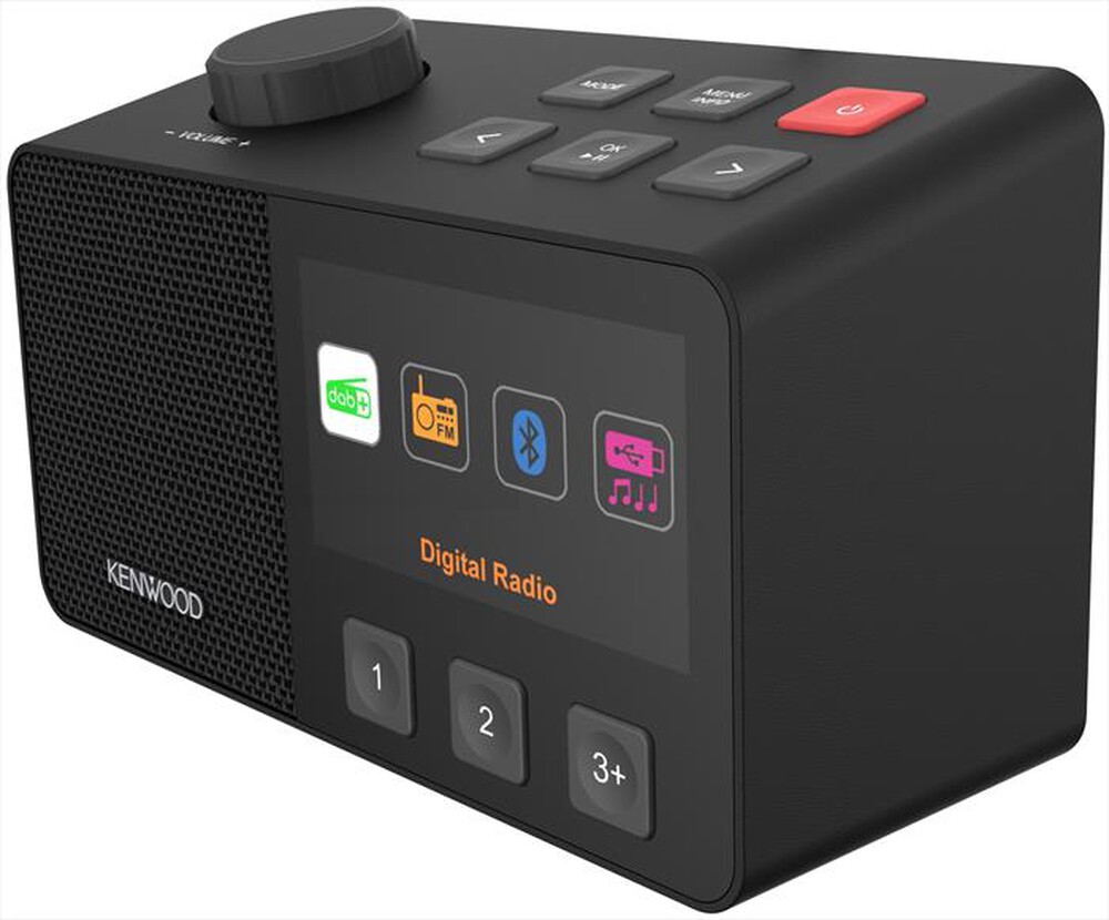 Immagine del prodotto KENWOOD - Radiosveglia con grande display da 4,3" CR-M70DAB-Nero