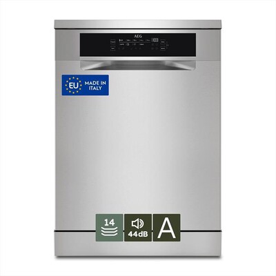 AEG - Lavastoviglie FFB76707PM Classe A 14 coperti-Inox