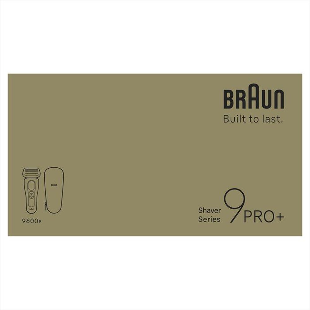 Immagine del prodotto BRAUN - Rasoio SHAVER 9600S-NERO