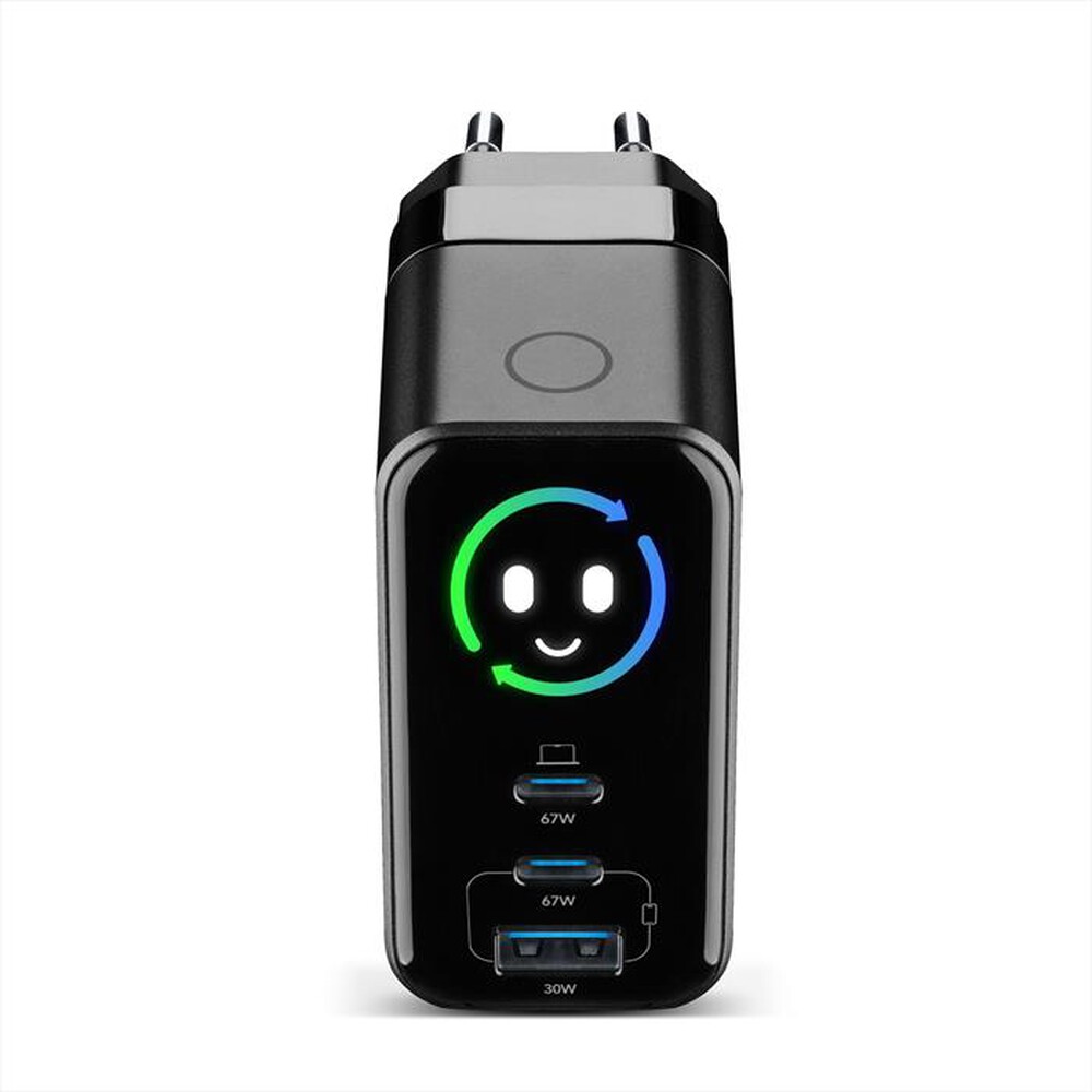 Immagine del prodotto CELLULARLINE - Caricabatterie da rete POWERVIEW IQ KIT ACH 67W-Nero