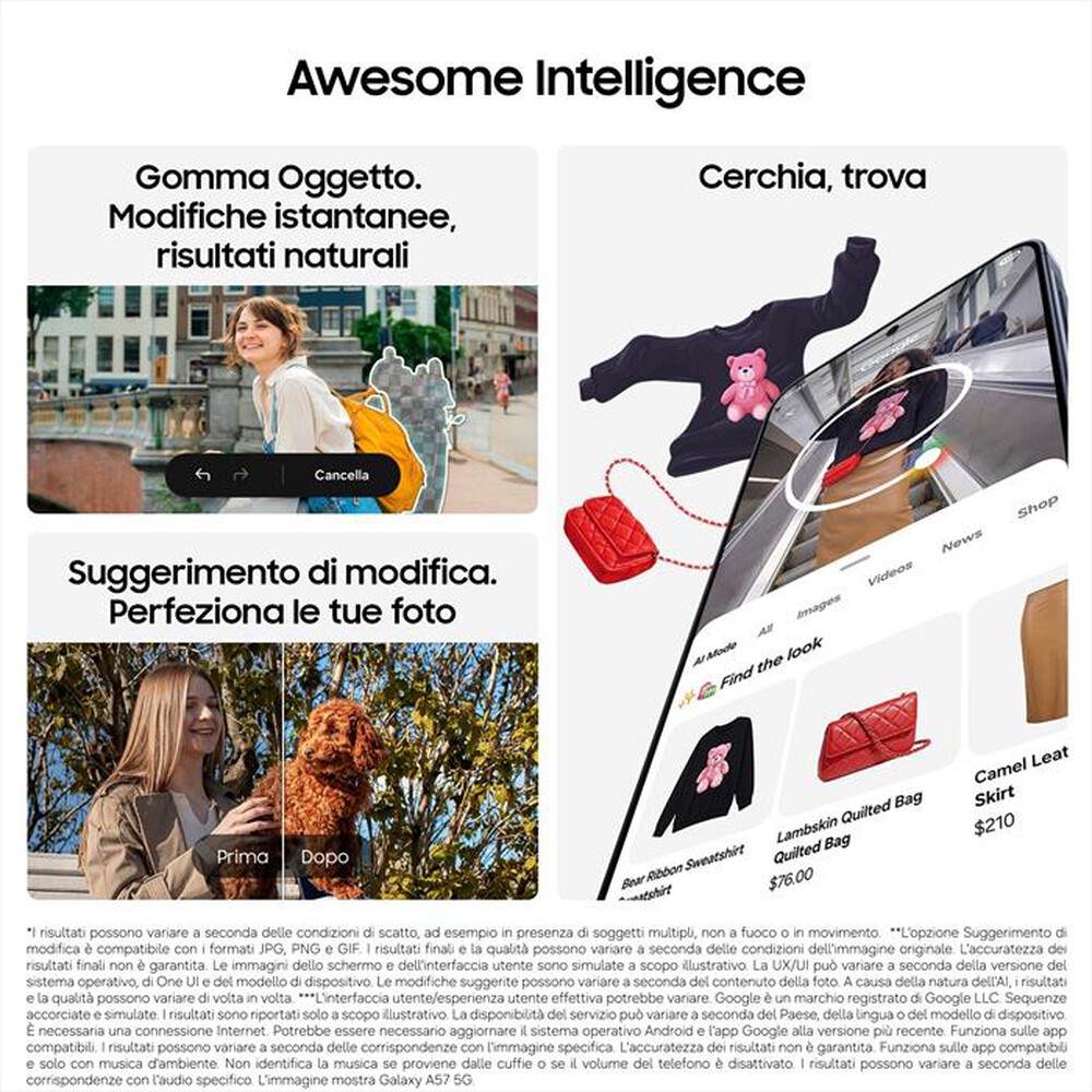Immagine del prodotto VODAFONE - SAMSUNG Galaxy A37 5G 128GB-Graygreen