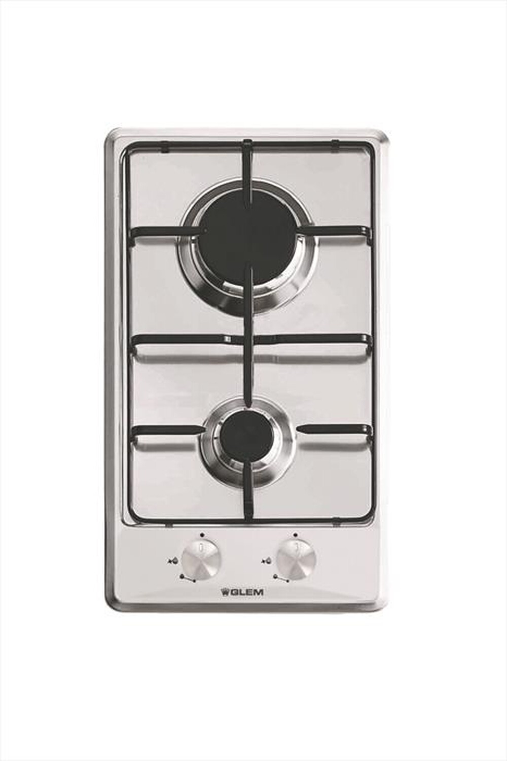 Immagine del prodotto GLEM GAS - Piano cottura a gas GT32IX 2 fuochi 29cm-Inox