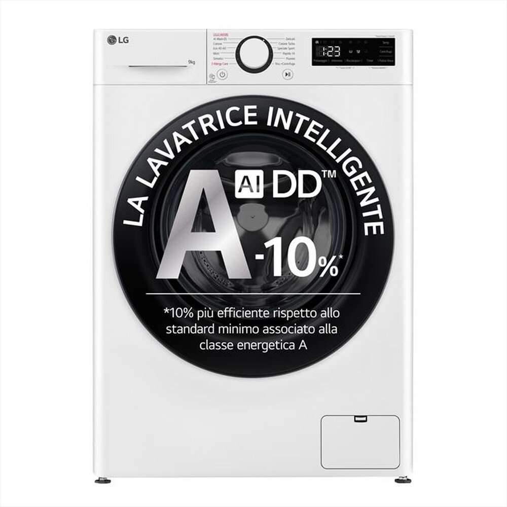 Immagine del prodotto LG - Lavatrice AI DD R3 F2R3S09NSWB 9kg Classe A-Bianca