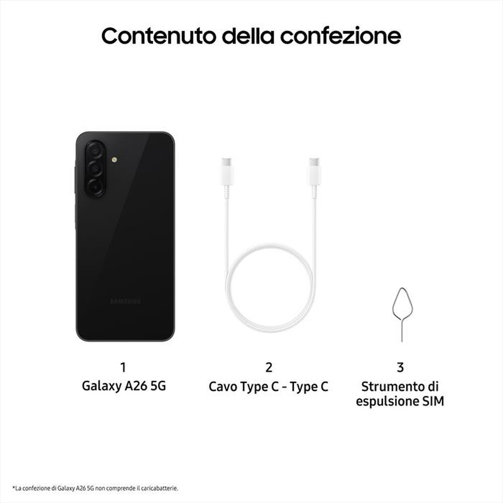Immagine del prodotto TIM - SAMSUNG Galaxy A26 5G (8/256GB)-Black