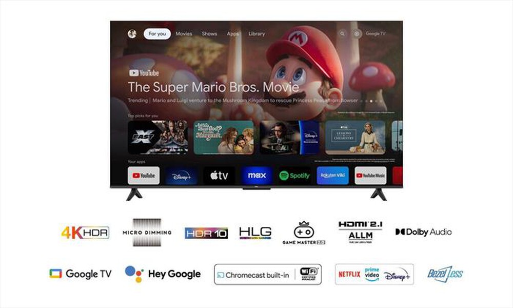 Immagine del prodotto TCL - Smart TV LED UHD 4K 65" 65P61B