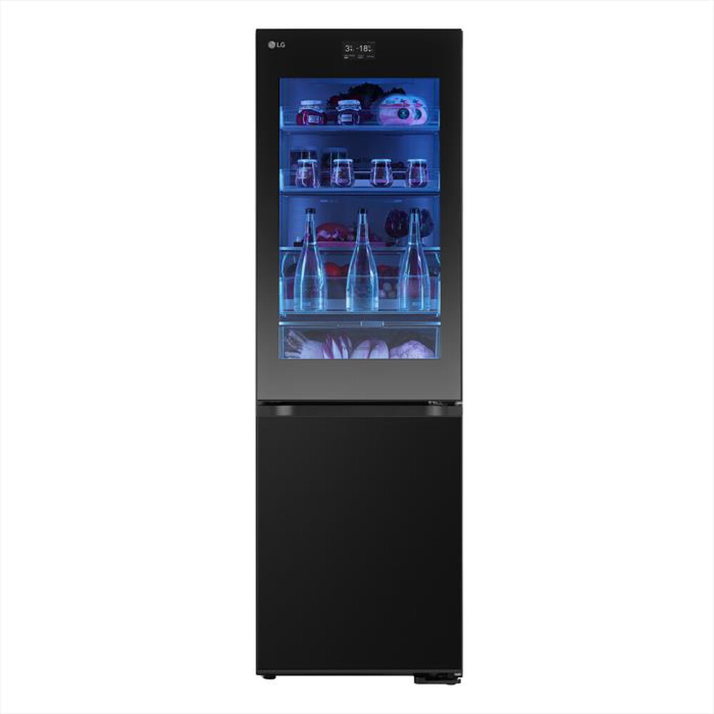 Immagine del prodotto LG - Frigorifero combinato GBG7190CEV Classe C 349L-Black