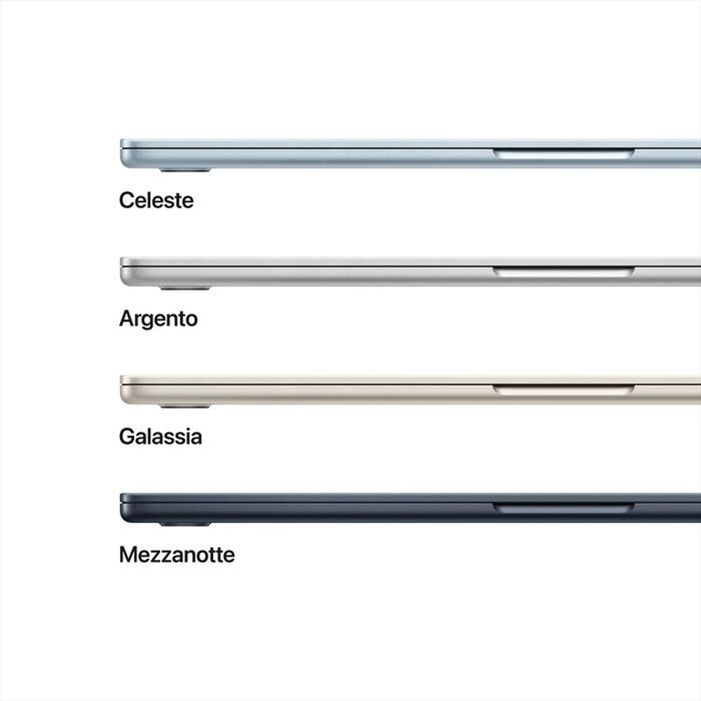 Immagine del prodotto APPLE - MacBook Air 15" M5 Core 10 CPU 10 GPU 16GB 512GB-Celeste