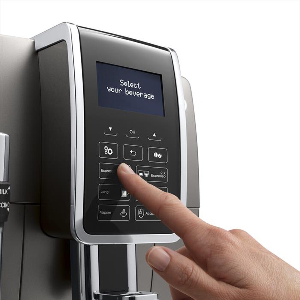 Immagine del prodotto DE LONGHI - Macchina da caff&egrave; Dinamica Aroma Bar ECAM359.37.TB-TITANIO E NERO