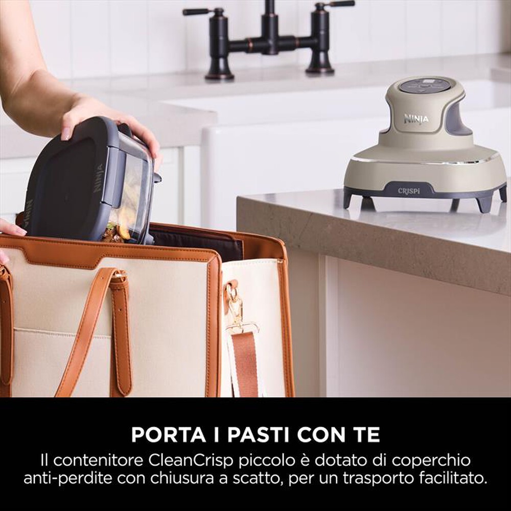Immagine del prodotto NINJA - Friggitrice ad aria portatile Crispi FN101EUST-Tortora