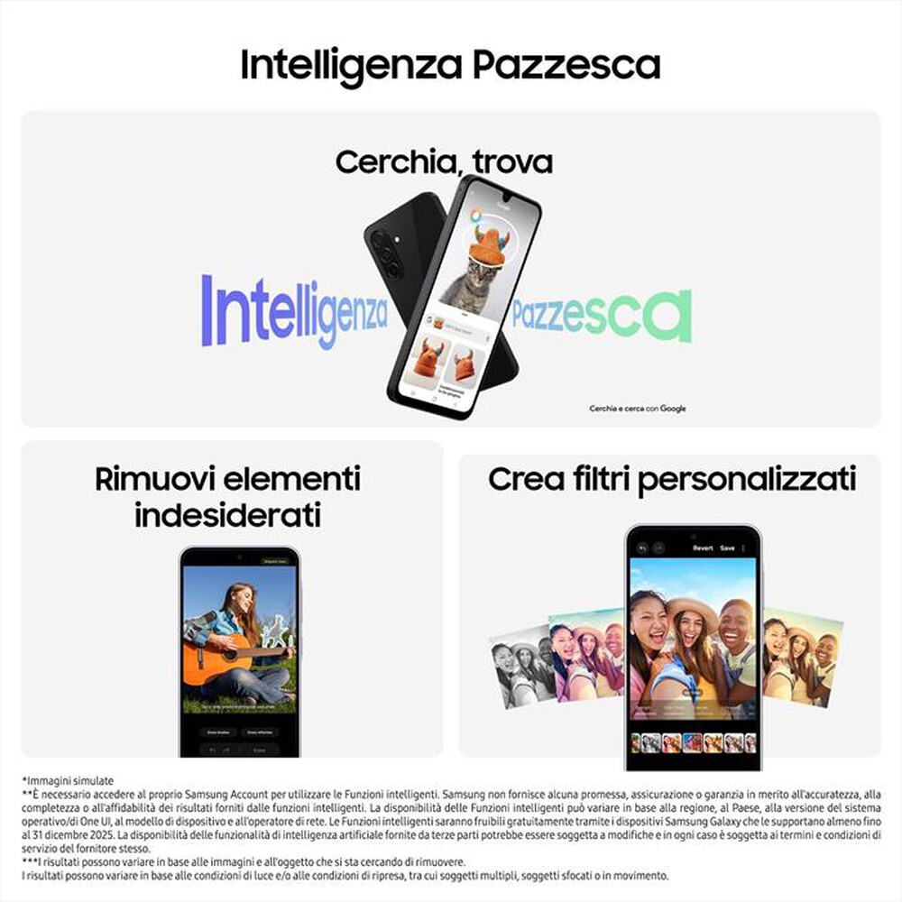 Immagine del prodotto SAMSUNG - Smartphone Galaxy A26 5G 256GB-White
