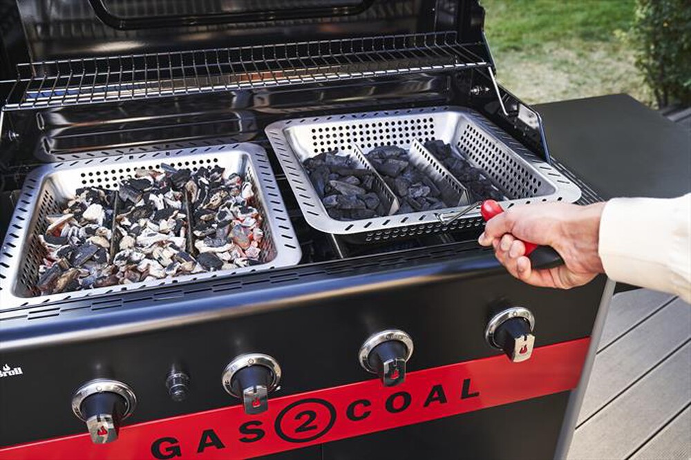 Immagine del prodotto CHAR-BROIL - Barbecue BBQ GAS2COAL 2.0 4B F4+1-Black