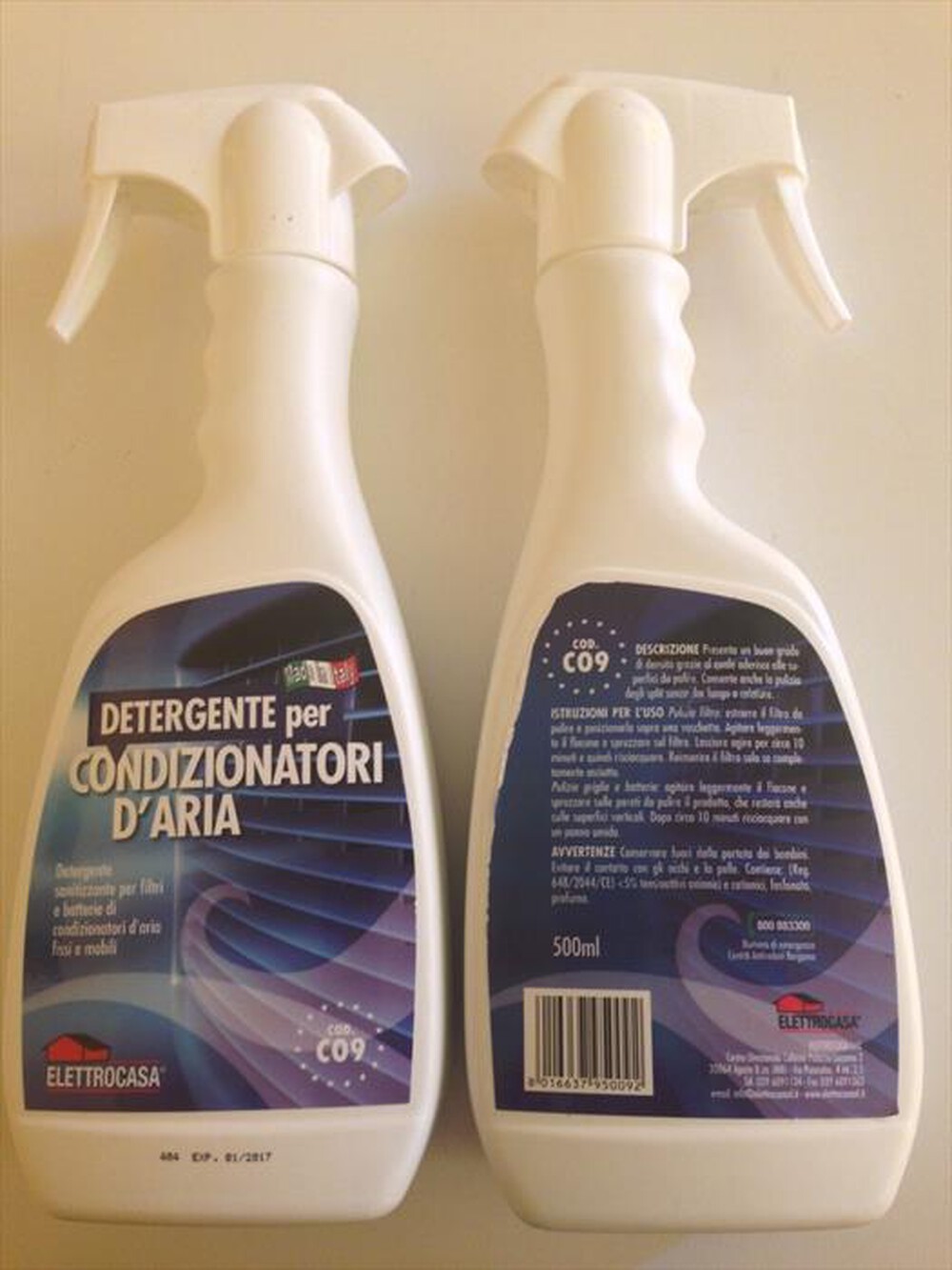 Immagine del prodotto ELETTROCASA - CO9 - Detergente per condizionatori