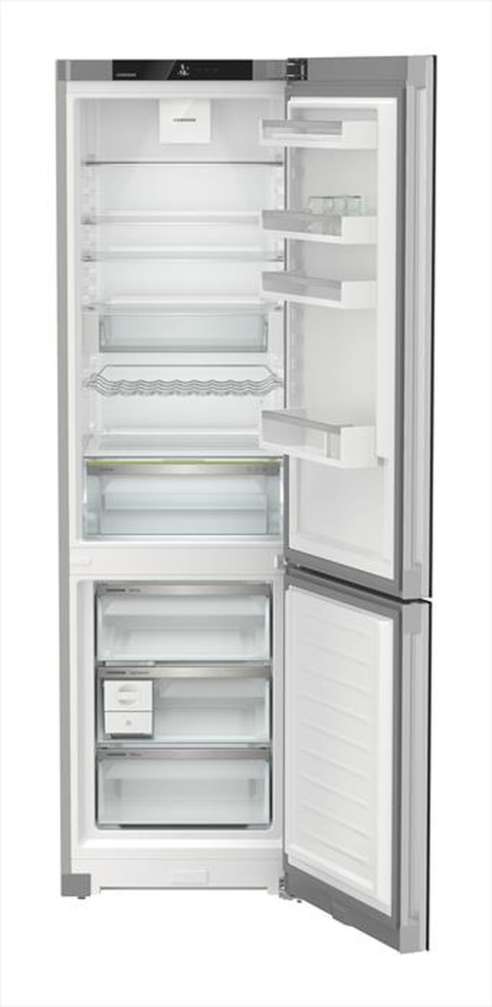 Immagine del prodotto LIEBHERR - Frigorifero combinato CNGBC 5723-22 Classe C 371lt-Vetro nero / Silver