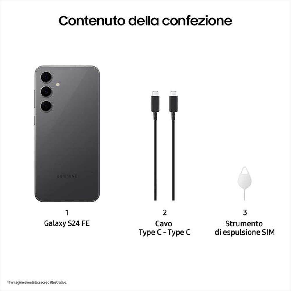 Immagine del prodotto TIM - SAMSUNG GALAXY S24 FE-Graphite