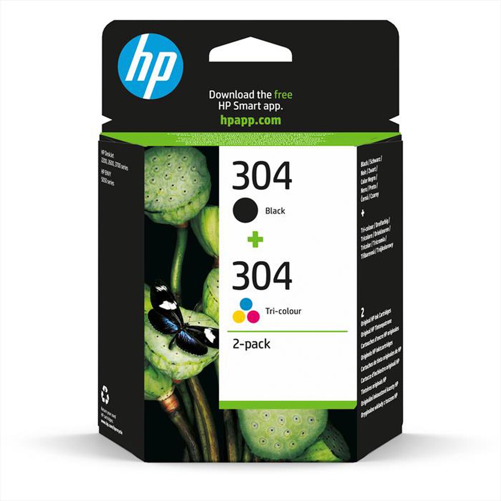 Immagine del prodotto HP - 304 COMBO PACK CARTUCCE ORIGINALI-Nero, Tricromia