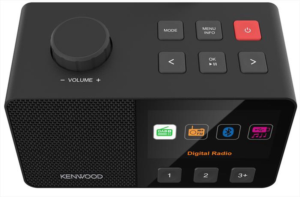 Immagine del prodotto KENWOOD - Radiosveglia con grande display da 4,3" CR-M70DAB-Nero