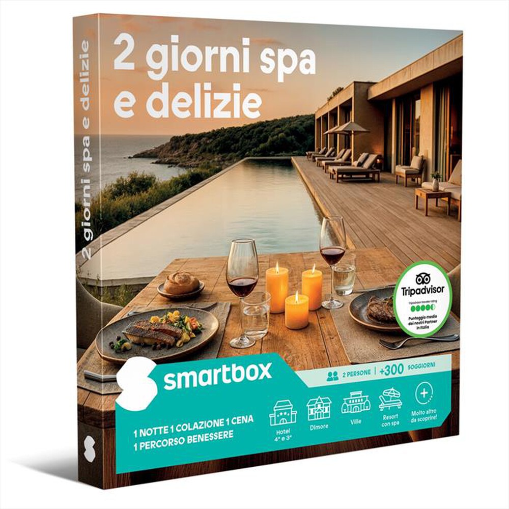 Immagine del prodotto SMARTBOX - 2 GIORNI SPA E DELIZIE-eBox digitale