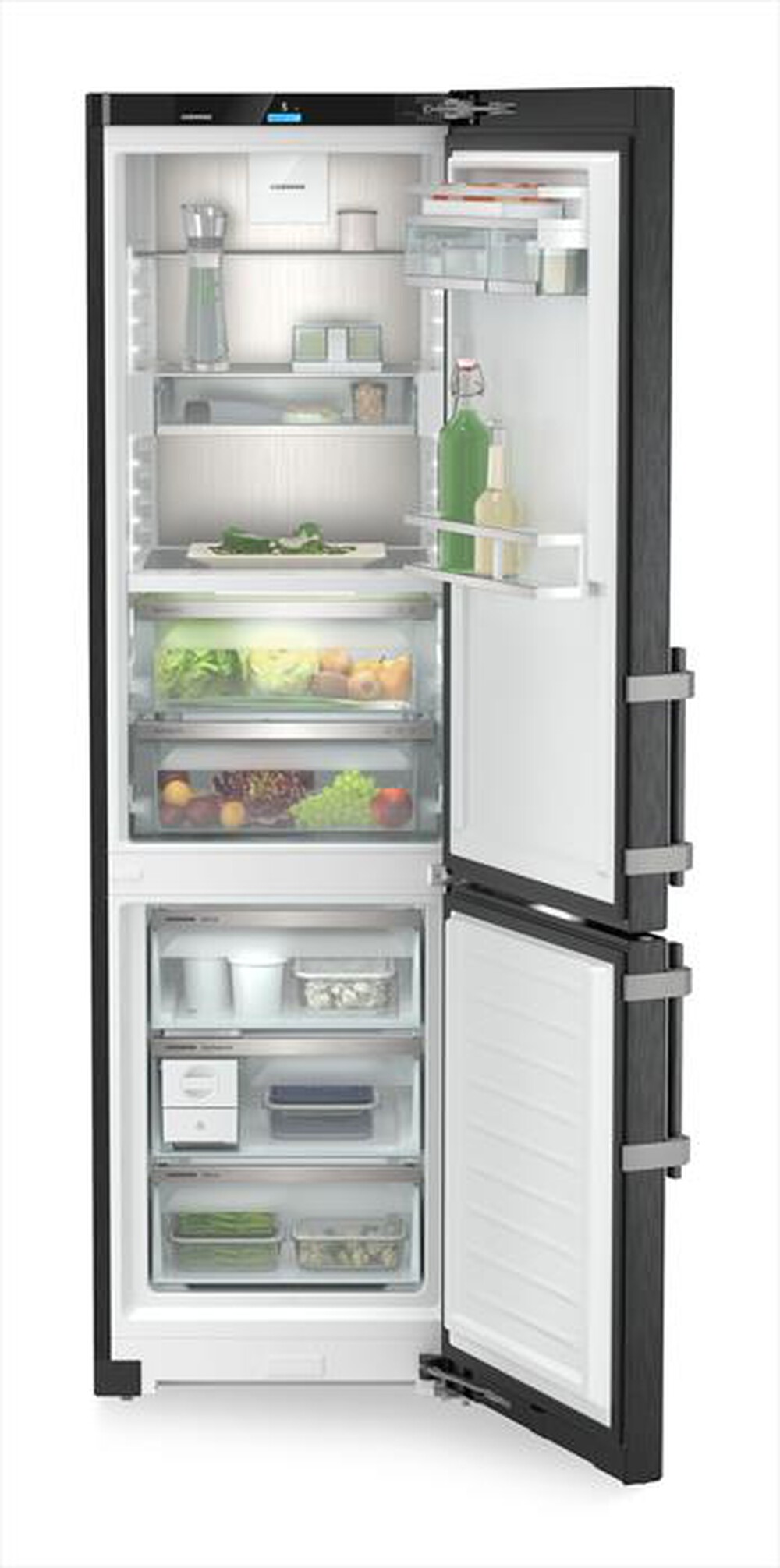 Immagine del prodotto LIEBHERR - Frigorifero combinato CBNBSA 5753-20 ClasseA 362lt-BlackSteel
