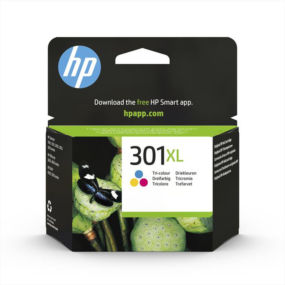 Immagine del prodotto HP - Cartuccia d'inchiostro HP 301XL TRICOMIA-Tricromia, Alta Capacit&agrave;