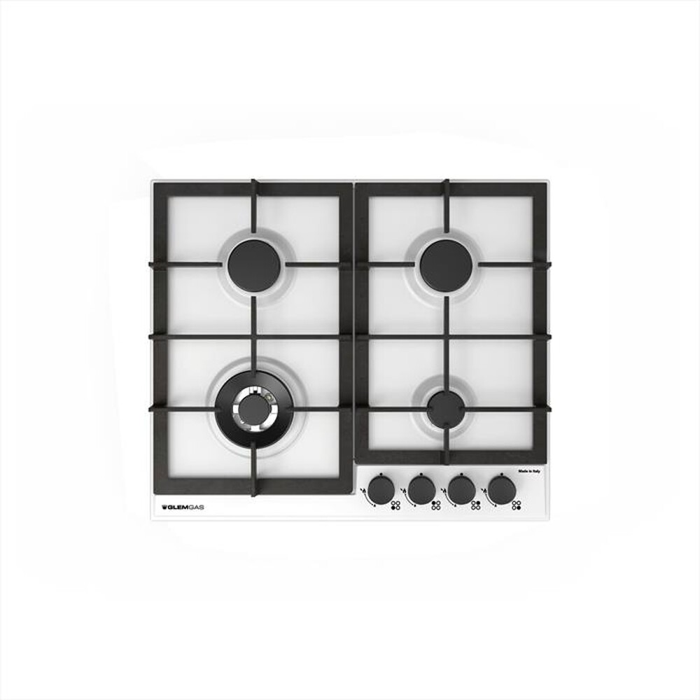 Immagine del prodotto GLEM GAS - Piano cottura a gas GTP64THWH 58,5cm-Bianco opaco