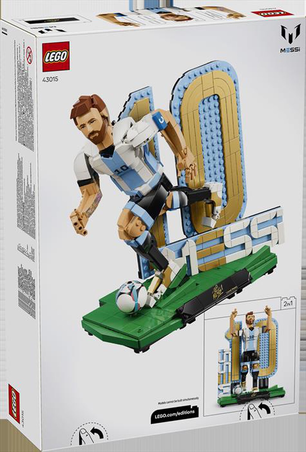 Immagine del prodotto LEGO - EDITIONS Lionel Messi Leggenda del calcio - 43015