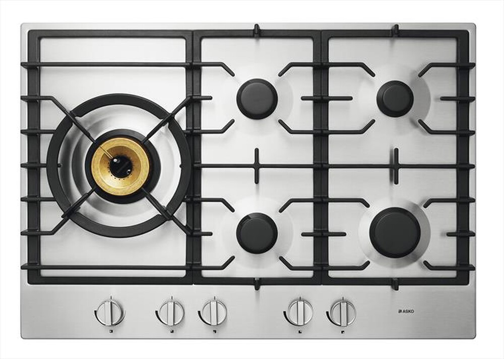 Immagine del prodotto ASKO - Piano cottura a gas HG 1776 SB 5 fuochi 75cm-Acciaio