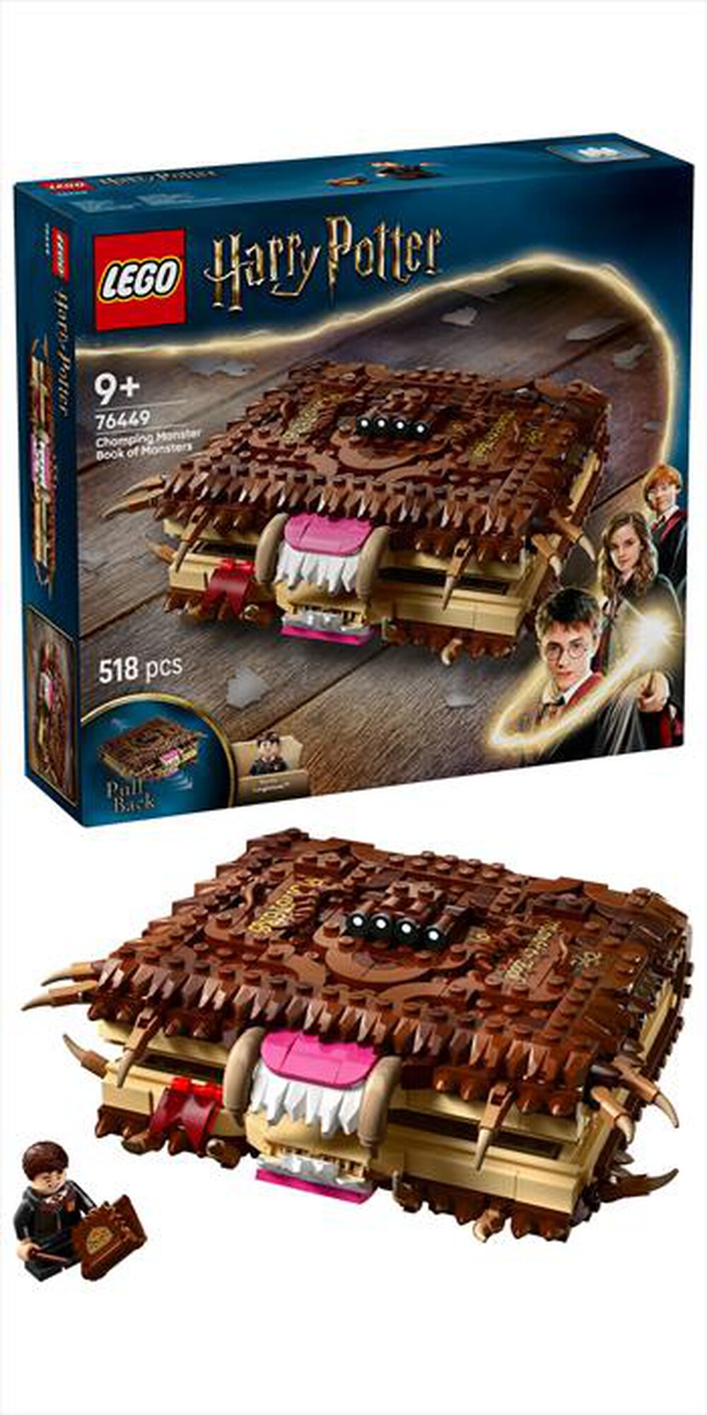 Immagine del prodotto LEGO - HARRYPOTTER Libro Mostro e mostri azzannante 76449