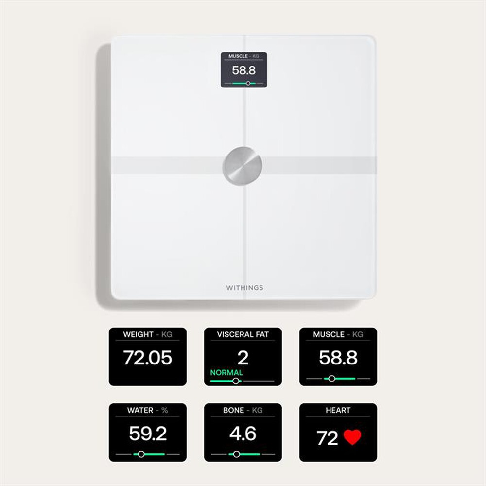 Immagine del prodotto WITHINGS - Bilancia pesapersone BODY SMART-Bianco