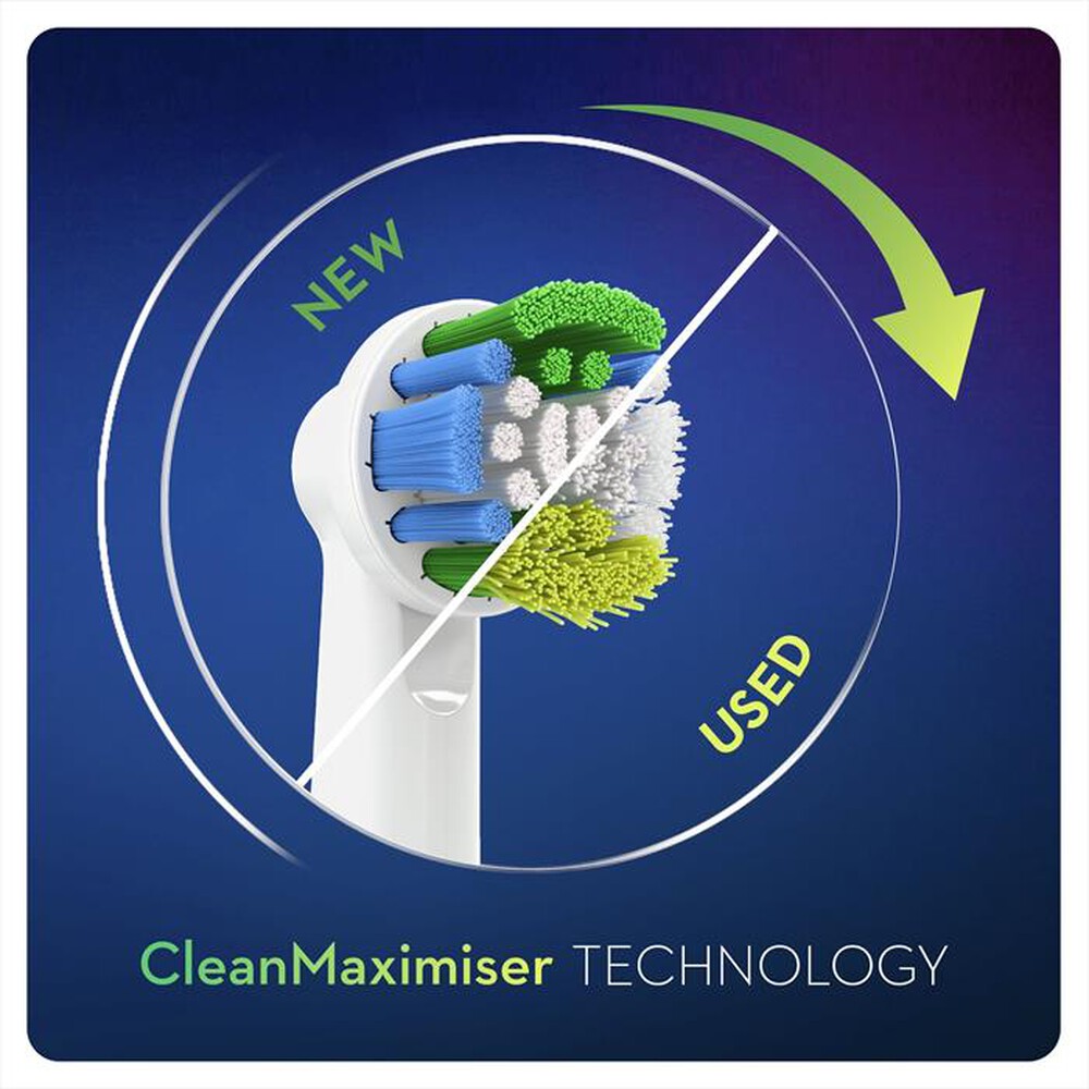 Immagine del prodotto ORAL-B - Testine Precise Clean Con CleanMaximiser, 3 Pezzi-Bianco