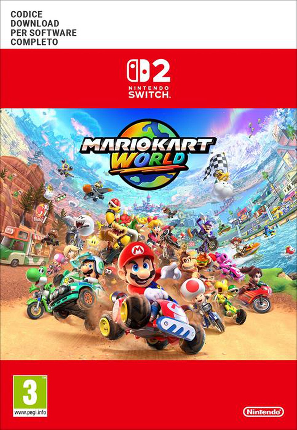 Immagine del prodotto NINTENDO - MARIO KART WORLD - CODICE DOWNLOAD