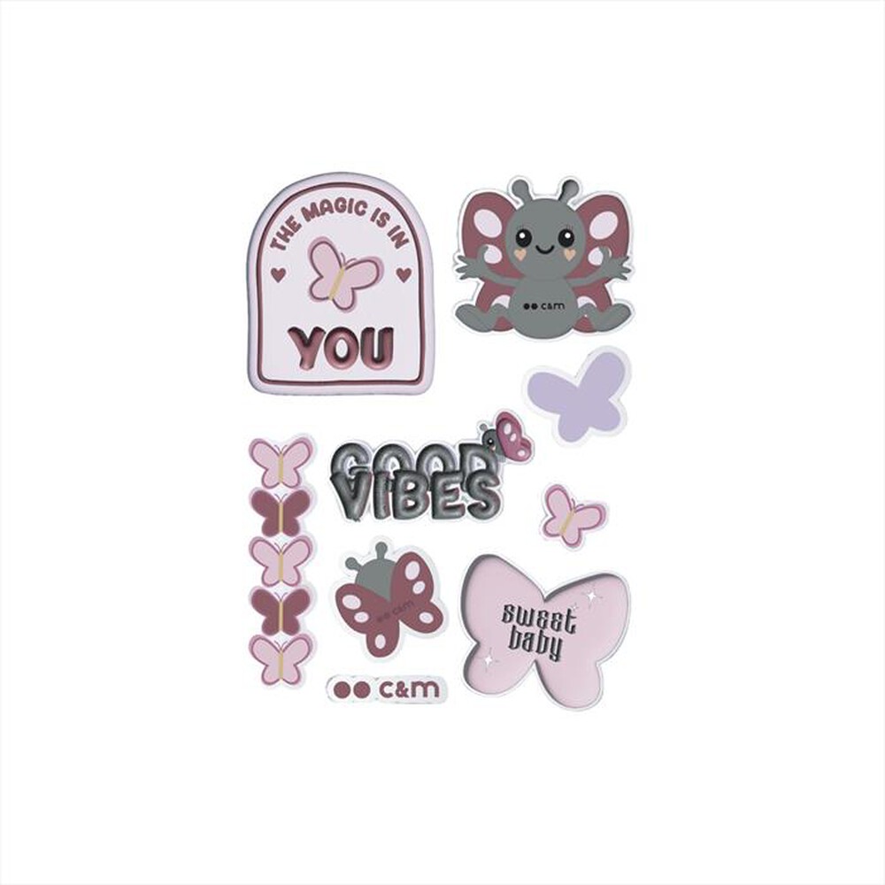 Immagine del prodotto CASEME - Set decorativo stickers, farfalla-Violetta